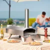 Costway Wood Pellet Pizza Oven Pizza Maker Portable Outdoor Pizza Stone W/ Foldable Leg -Garden Promotional Store GUEST d26ea291 5879 4630 88c0 27856fcda3f8