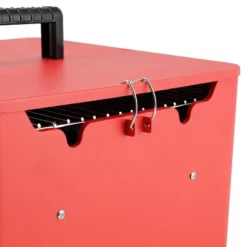 Permasteel Square Portable Charcoal Grill PG-40C10-RD - Red -Garden Promotional Store GUEST d2a8da84 280f 49a5 bf48 0357141a3ef3