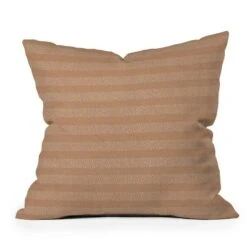 Little Arrow Design Co. Stippled Stripes Outdoor Throw Pillow Golden Brown - Deny Designs -Garden Promotional Store GUEST d2ab8ef1 87bb 4a10 81f8 9de4c19cdb18