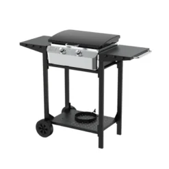 Nexgrill 300-0015 2 Burner Griddle Cart With Spatula - Black -Garden Promotional Store GUEST d2e38504 7a3a 4a27 a4de d8e5843dd80f