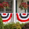 Patriotic Embroidered Bunting USA 48" X 24" Pleated Banner With Brass Grommets Briarwood Lane 1 Patriotic Embroidered Bunting USA 48" X 24" Pleated Banner With Brass Grommets Briarwood Lane -Garden Promotional Store GUEST d2f9eb88 78d7 45d9 bcc4 2c2f5de008e7