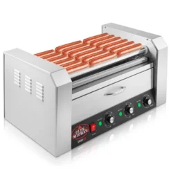Olde Midway Electric Hot Dog Roller Grill Machine With Bun Warmer, Commercial Grade -Garden Promotional Store GUEST d3275db7 baaa 4ece 8d6c 0c74a2ecd2cb