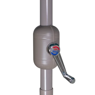 Northlight 9ft Outdoor Patio Market Umbrella With Hand Crank And Tilt, Lime Green 9 Northlight 9ft Outdoor Patio Market Umbrella With Hand Crank And Tilt, Lime Green - Image 7