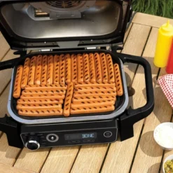 Ninja Woodfire Outdoor Grill & Smoker, 7-in-1 Master Grill, BBQ Smoker And Air Fryer With Woodfire Technology - OG701 -Garden Promotional Store GUEST d47d7071 140e 47b4 b31b 5a0e71053c12