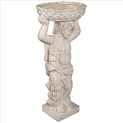 Design Toscano Young Bacchus With Basket Planter Garden Statue: Bacchus Left 10 Design Toscano Young Bacchus With Basket Planter Garden Statue: Bacchus Left - Image 8