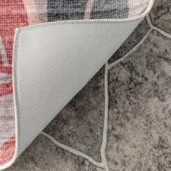 NulOOM Mayra Tropical Leaves Machine Washable Indoor/Outdoor Patio Area Rug -Garden Promotional Store GUEST d5780468 1ae3 4f57 8b4d e126cf07e08a