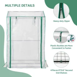 Costway 39'' X 32'' X 59'' Walk-in Garden Greenhouse Warm House For Plant Growing -Garden Promotional Store GUEST d59721ca 62d3 4b72 ba43 a4c3cf4c50a9