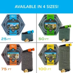 HydroTech 100ft Expandable Burst Proof Hose - Yellow -Garden Promotional Store GUEST d62e6942 eb6e 4cc0 a0d9 4a17ad8c75f5