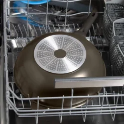 Goodful 12.5" Cast Aluminum, Ceramic Wok Stir-Fry Pan With Side Handle And Long Handle (No Lid) Charcoal -Garden Promotional Store GUEST d6b9dbb3 89fd 4e5e 81de f6f49bbf4447