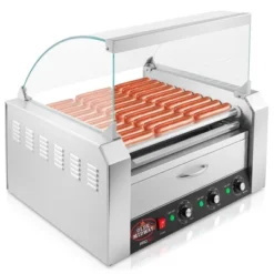 Olde Midway Electric Hot Dog Roller Grill Machine With Bun Warmer, Commercial Grade -Garden Promotional Store GUEST d70646e1 123c 4e2b b428 d32092f1ed6f