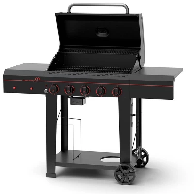 Megamaster 5-Burner Gas Grill With Stainless Steel Tong 720-0982TG 4 Megamaster 5-Burner Gas Grill With Stainless Steel Tong 720-0982TG - Image 2