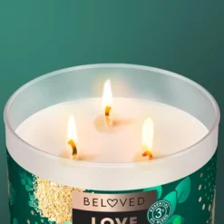 Beloved Love & Calm Moringa, Eucalyptus & Oat 3-Wick Vegan Candle - 15oz 8 Beloved Love & Calm Moringa, Eucalyptus & Oat 3-Wick Vegan Candle - 15oz -Garden Promotional Store GUEST da2bdccf fc3f 486d 9803 ae9f8ea155cf
