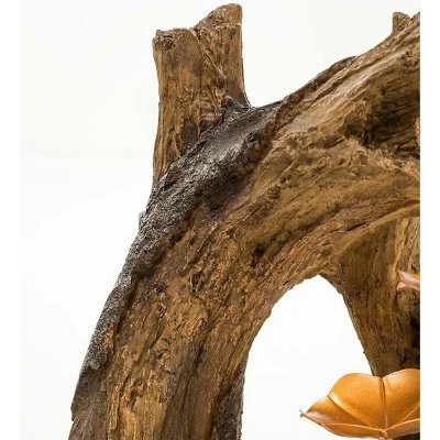 Wind & Weather Realistic Indoor/Outdoor Woodland Stump Fountain With Metal Lily Pads 10 Wind & Weather Realistic Indoor/Outdoor Woodland Stump Fountain With Metal Lily Pads - Image 8