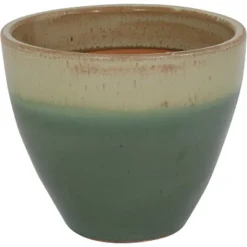 Sunnydaze Decor Sunnydaze Resort Outdoor/Indoor High-Fired Glazed UV And Frost-Resistant Ceramic Flower Pot Planter With Drainage Holes - 13" Diameter -Garden Promotional Store GUEST db3f7640 fba0 4181 a7dc 7a45c6a68059