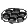 Bruntmor Cast Iron 7-Cup Biscuit Pan Non Stick - Black -Garden Promotional Store GUEST dd889789 0c01 44d9 935f adba1d5f7663