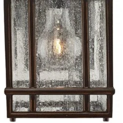 Kathy Ireland Sierra Craftsman Mission Outdoor Wall Light Fixtures Set Of 2 Rubbed Bronze 11" Seedy Glass For Post Exterior Barn Deck House Porch Yard -Garden Promotional Store GUEST ddf2997b 9e02 4515 900d 22ebafb36a1f