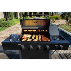 Kenmore 4-Burner Open Cart Grill With Side Burner -Garden Promotional Store GUEST df85e767 af7f 464d bbe3 25f06e47bee9