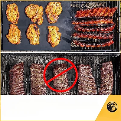 MOUNTAIN GRILLERS BBQ Rib Racks For Smoking, Sturdy & Non Stick, Holds Up To 5 Baby Back Ribs, Black 4 MOUNTAIN GRILLERS BBQ Rib Racks For Smoking, Sturdy & Non Stick, Holds Up To 5 Baby Back Ribs, Black - Image 2