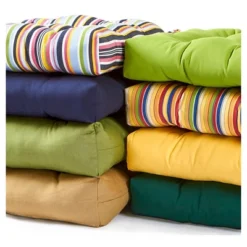 Outdoor Solid Navy Sunbrella Seat Cushion - Kensington Garden -Garden Promotional Store GUEST e01b7c65 00ff 4f7e 962b 58dd9648b134