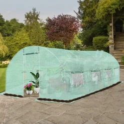 Costway 10'X6.5'X20' Walk-in Greenhouse Backyard Grow Tents Steel Frame 8 Windows 13 Costway 10'X6.5'X20' Walk-in Greenhouse Backyard Grow Tents Steel Frame 8 Windows -Garden Promotional Store GUEST e09e20c3 a596 49a6 a185 75f6f0906644