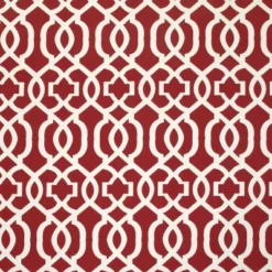 Outdoor Rounded Chair Cushion - Red/White Geometric - Pillow Perfect 7 Outdoor Rounded Chair Cushion - Red/White Geometric - Pillow Perfect -Garden Promotional Store GUEST e0ce40ca 9da7 4418 a72f 046752e2295d