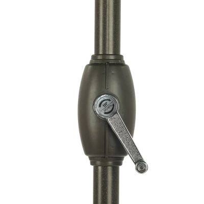 7.5' X 7.5' Outdoor Patio Umbrella With Button Tilt And Crank - Wellfor 12 7.5' X 7.5' Outdoor Patio Umbrella With Button Tilt And Crank - Wellfor - Image 10