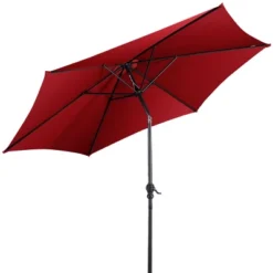 Tangkula Patio 9' Outdoor Steel Market Backyard Garden Patio Table Umbrella 19 Tangkula Patio 9' Outdoor Steel Market Backyard Garden Patio Table Umbrella -Garden Promotional Store GUEST e50c7ba5 d287 4fa8 abc8 3a1b51a2c4d2