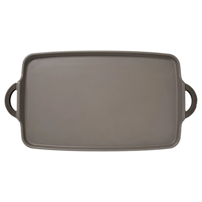 Goodful Cast Aluminum, Ceramic Double Burner Griddle Charcoal Gray 3 Goodful Cast Aluminum, Ceramic Double Burner Griddle Charcoal Gray