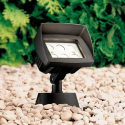 Super Duty Eastham 8" High Black LED Landscape Flood Lights Set Of 2 -Garden Promotional Store GUEST e6c4d08a 69e2 4e39 8e93 19b91400b354