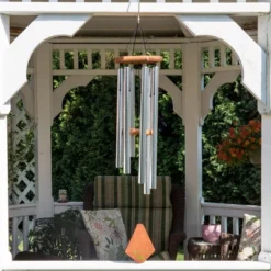 Nature's Melody Premiere Grande Wind Chimes - 6-Tube E Pentatonic Scale Outdoor Windchime