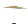 10' X 6.5' Rectangular Bimini Market Patio Umbrella Champagne - Island Umbrella -Garden Promotional Store GUEST e75991e1 cbc0 4a8e bd61 1162b208ab3f
