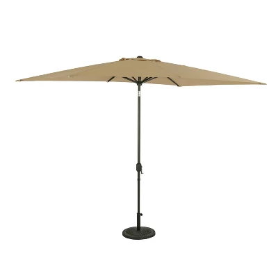 10' X 6.5' Rectangular Bimini Market Patio Umbrella Champagne - Island Umbrella 3 10' X 6.5' Rectangular Bimini Market Patio Umbrella Champagne - Island Umbrella