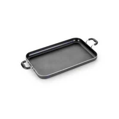 T-fal Double Burner Griddle, Nonstick, Black 4 T-fal Double Burner Griddle, Nonstick, Black - Image 2
