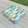 Jacqueline Maldonado Dreamy Watercolor Dashes Multi Outdoor Floor Cushion - Deny Designs -Garden Promotional Store GUEST e91fab6a 1d51 418c b8e5 2a7ea91df1ae