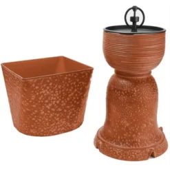 11" Indoor/Outdoor Polyresin 4-in-1 Fountain Tower With Planter - Bernini -Garden Promotional Store GUEST e96a3b6a 229e 4c58 8746 850e75acac7d
