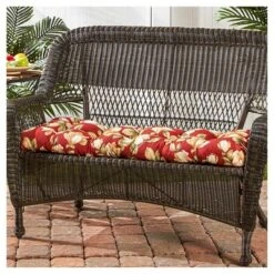 Roma Floral Outdoor Swing And Bench Cushion - Kensington Garden