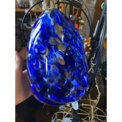Evergreen Art Glass Speckle Deep Blue Bell Chime -Garden Promotional Store GUEST ebeea36b 606b 43d9 b442 b58a591e0e46