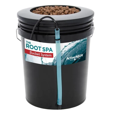 Active Aqua RS5GAL8SYS Root Spa 5 Gallon Hydroponic 8 Bucket Deep Water Culture Grow Kit System With Multi-Purpose Air Hose And Air Pump, Black 4 Active Aqua RS5GAL8SYS Root Spa 5 Gallon Hydroponic 8 Bucket Deep Water Culture Grow Kit System With Multi-Purpose Air Hose And Air Pump, Black - Image 2
