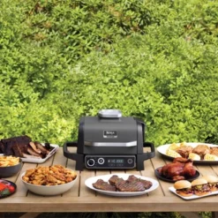 Ninja Woodfire Outdoor Grill & Smoker, 7-in-1 Master Grill, BBQ Smoker And Air Fryer With Woodfire Technology - OG701 -Garden Promotional Store GUEST ec15f11e 3649 4325 9fe8 f8e21818e708