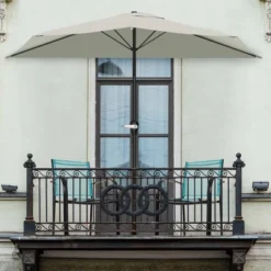 Nature Spring Half-Canopy Umbrella For Patios - 52" X 108" X 92", Tan 10 Nature Spring Half-Canopy Umbrella For Patios - 52" X 108" X 92", Tan -Garden Promotional Store GUEST ec2c000c 56f8 4e5f 902c 49909277a015