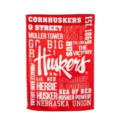 Evergreen Embossed Suede Flag, GDN Size, University Of Nebraska 15 Evergreen Embossed Suede Flag, GDN Size, University Of Nebraska -Garden Promotional Store GUEST ec5fe15a 8035 4c4e b6c4 7585a7045caf