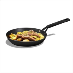 OXO 10" Steel Open Frypan With Silicone Sleeve Black -Garden Promotional Store GUEST ece9f72a 779b 4925 9692 ac5f453569b1