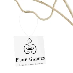 Garden Trellis-For Climbing Plants- 46-Inch White Decorative Leafy Vine & Butterfly Metal Panel-For Roses, Vegetable Plants & Flowers By Pure Garden -Garden Promotional Store GUEST ef678fa3 47ba 4ad4 98e1 69e3acb39663