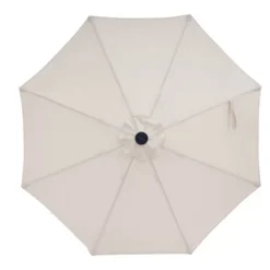 9' X 9' Solar LED Patio Umbrella With Tilt Adjustment And Crank Lift Beige - Wellfor 15 9' X 9' Solar LED Patio Umbrella With Tilt Adjustment And Crank Lift Beige - Wellfor -Garden Promotional Store GUEST f0b2dc03 3f36 4a43 bcf9 a9c5054ca4df