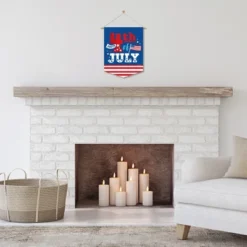 Big Dot Of Happiness Firecracker 4th Of July - Outdoor Home Decorations - Double-Sided Red, White And Royal Blue Party Garden Flag - 12 X 15.25 Inches -Garden Promotional Store GUEST f474c62b 935c 4b54 8b52 d2e9b032efa5