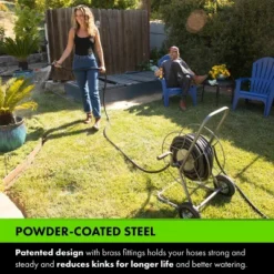 Yard Butler Hose Reel Cart With Wheels - Heavy Duty 200 Foot Metal Hose Reel - Suitable For Gardens, Lawns And Outdoor - IHT-2EZ 11 Yard Butler Hose Reel Cart With Wheels - Heavy Duty 200 Foot Metal Hose Reel - Suitable For Gardens, Lawns And Outdoor - IHT-2EZ -Garden Promotional Store GUEST f9548f2f e8d4 47b9 9c23 1bf6248b9e3d