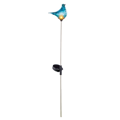 Collections Etc Outdoor Decorative Solar Glass Bird Garden Stake 7 Collections Etc Outdoor Decorative Solar Glass Bird Garden Stake - Image 5