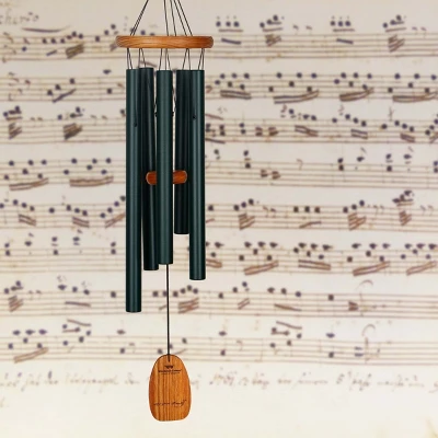 Woodstock Wind Chimes Signature Collection, Chimes Of Mozart, Green/Verdigris Wind Chime 3 Woodstock Wind Chimes Signature Collection, Chimes Of Mozart, Green/Verdigris Wind Chime