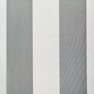 Commonwealth Seascapes Stripes Light Filtering Satiny Look Provide Privacy Grommet Outdoor Panel Pair Alloy Grey 5 Commonwealth Seascapes Stripes Light Filtering Satiny Look Provide Privacy Grommet Outdoor Panel Pair Alloy Grey - Image 3