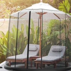 Nature Spring Patio Umbrella Bug Net -Fits 10-11' Umbrellas - Black -Garden Promotional Store GUEST fada54fd f5c7 4dcd b32a ee13e20802dc
